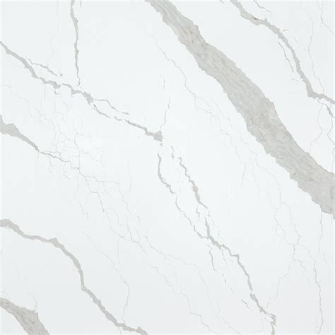 Calacatta Prado Artificial Quartz, White Man-made Quartz Countertops ...