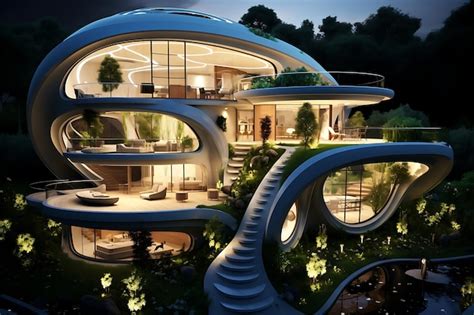 Premium Ai Image Smart And Ecofriendly Homes Future Vision