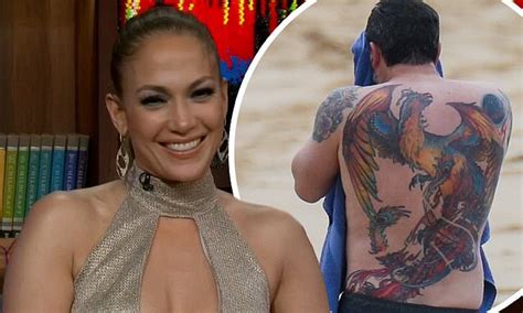 Jennifer Lopez Previously Slammed On Again Beau Ben Affleck S Garish Phoenix Back Tattoo Daily