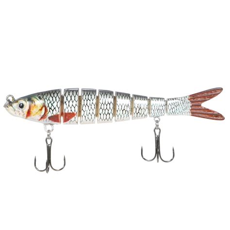 TARUOR 140mm Multi Jointed Swimbait Lifelike 8 Segment Fishing Swimbait