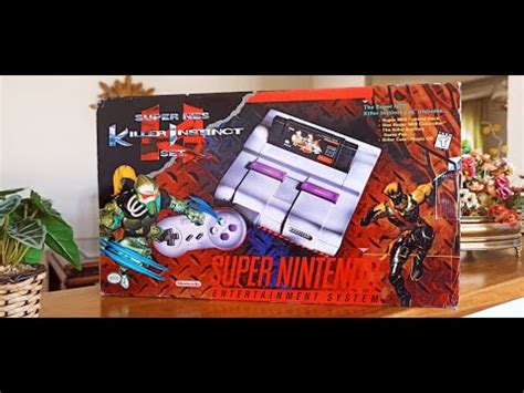 Super Nintendo Killer Instinct Set Na Caixa Youtube