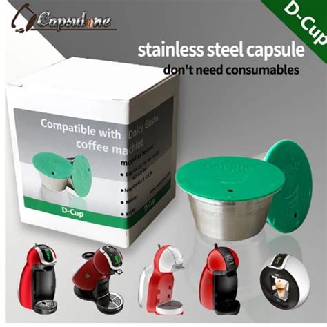 Capsulone STAINLESS STEEL Metal Capsule Compatible With Dolce Gusto