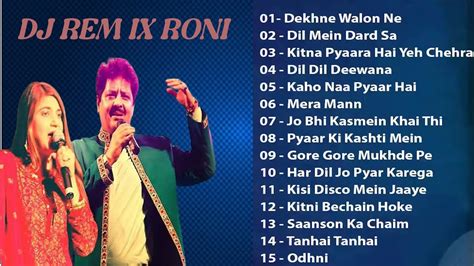 💙💛💙 90s Udit Narayan And Alka Yagnik Top 15 Hit Hindi Love Songs 2022