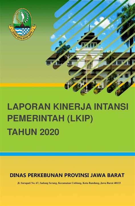 PDF LAPORAN KINERJA INTANSI PEMERINTAH LKIP TAHUN 2020disbun