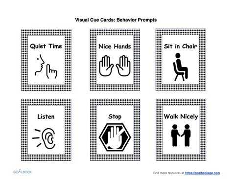 Visual Cue Cards Udl Strategies