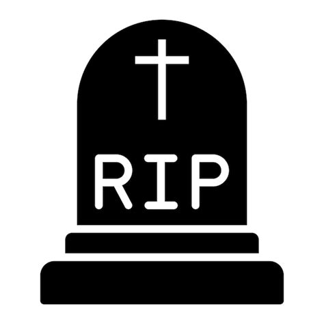 Premium Vector Grave Vector Icon Design Illustration