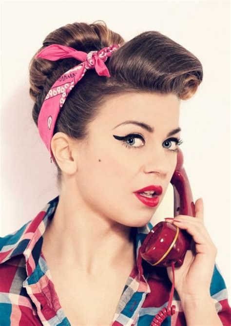 Coiffure Pin Up En Quelques Suggestions Pour Un Style Rockabilly