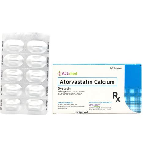 Dystatin Atorvastatin Mg Film Coated Tablet S Price In The