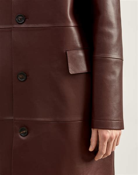 Men S Leather Car Coat Dunhill US Online Store