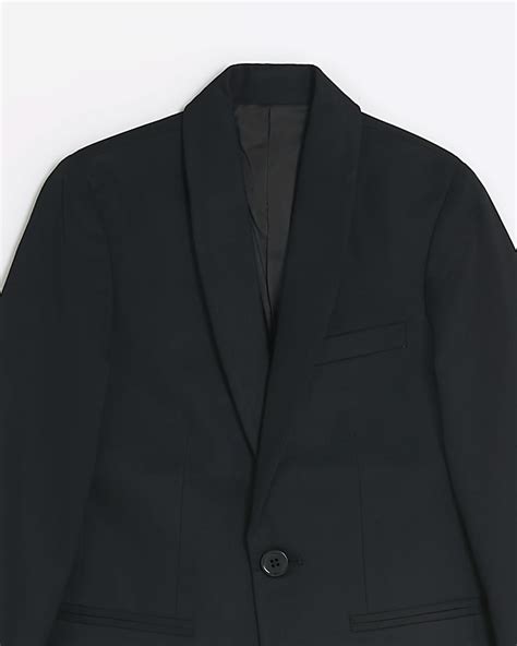 Boys Black Suit Jacket River Island