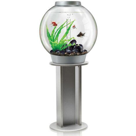 BiOrb Classic 60L Aquarium In Silver With MCR LED Lighting And Silver Stand