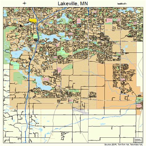 Lakeville Minnesota Street Map 2735180