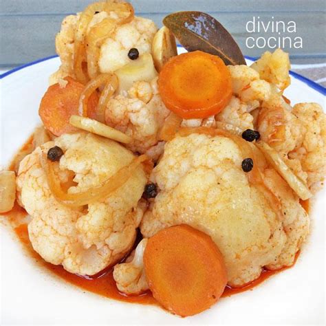 Coliflor En Escabeche Receta De Divina Cocina