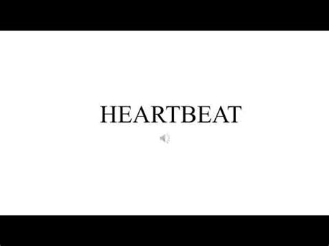 HEARTBEAT SOUND EFFECT - YouTube