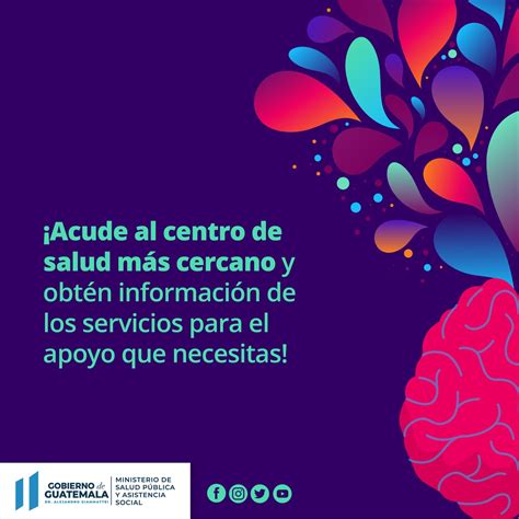 Ministerio de Salud Pública on Twitter No descuides tu salud mental