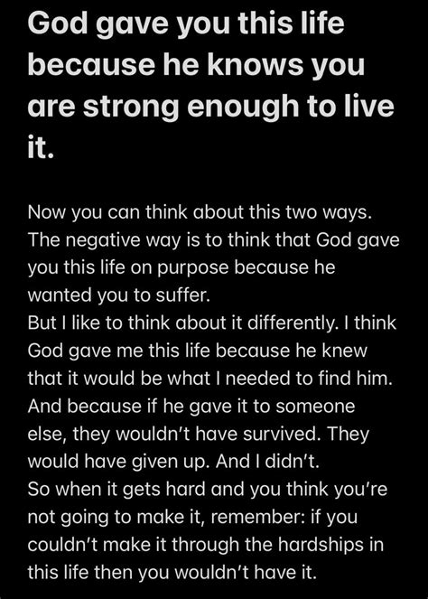 God Believes In You