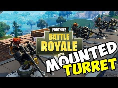 New Fortnite Mounted Turret Gameplay Fortnite Season 7 Highlights