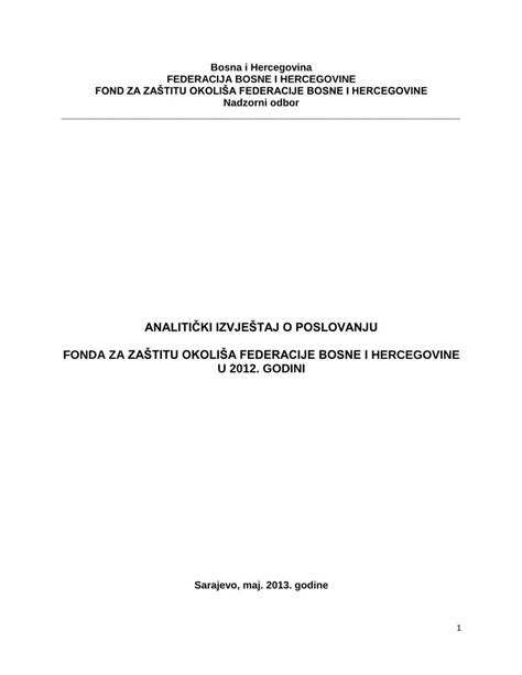 PDF ANALITIČKI IZVJEŠTAJ O POSLOVANJU PDF fileEdukacija je vršena