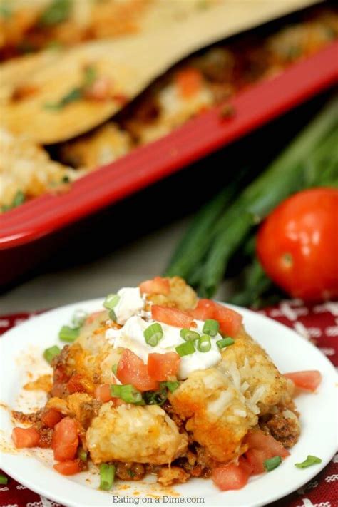 If You Love Tator Tot Casseroles You Will Love This Easy Beef