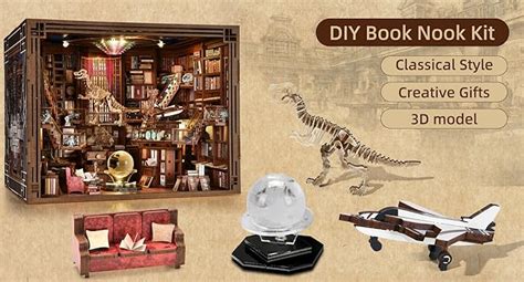 Amazon Minicity Book Nook Kit Diy Diy Miniature Dollhouse For