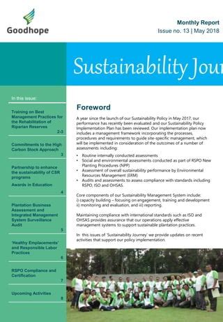 Goodhope Asia Holdings Sustainability Journey May Pdf