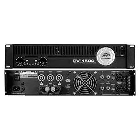 Peavey Pv 1500 Stereo Power Amplifier 900w Bridged Reverb