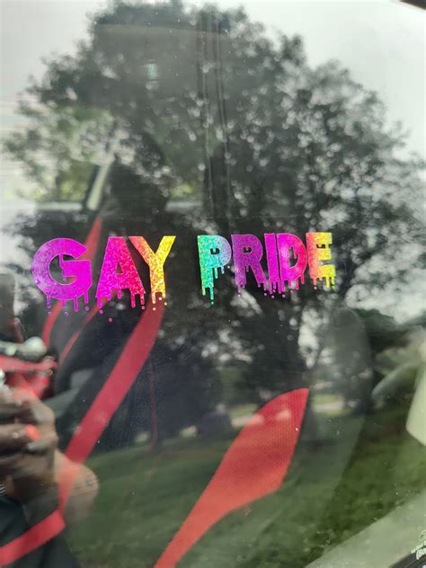 Gay Pride Decal Waterproof Pride Month Gay Bi Bisexual Lesbian LGBTQ LGBT Gay Pride Pride