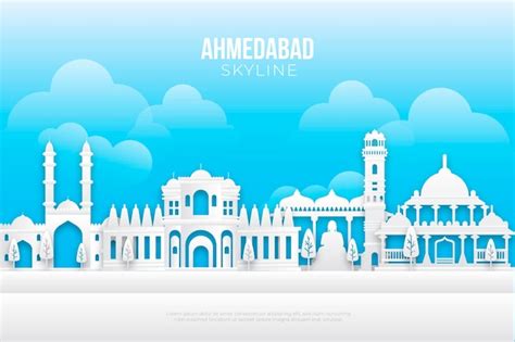 Ahmedabad Skyline Vectors And Illustrations For Free Download Freepik