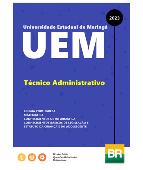 Apostila Uem T Cnico Administrativo Balc O De Concursos