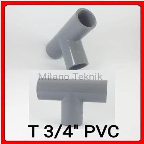 Jual Tee Pipa Air Inch T Paralon Pvc Fitting Sambungan Pipa Pvc