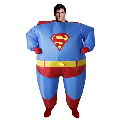 Inflatable Superman Costume Carnival Cosplay Superhero Costume