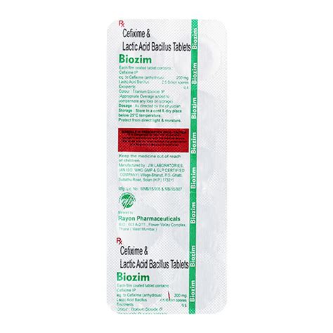 Buy BIOZIM Tablet 10's Online at Upto 25% OFF | Netmeds