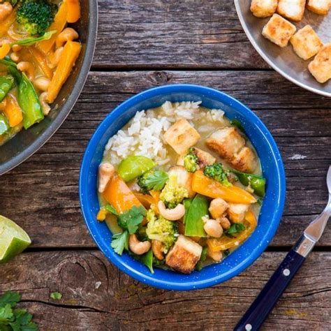 Thai Green Curry With Crispy Tofu Fresh Off The Grid