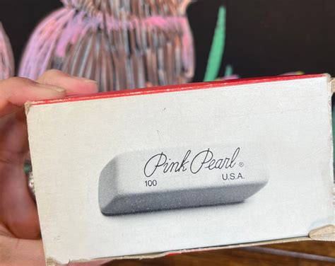 Vintage Pink Pearl Erasers 22 Erasers By Faber Castell Usa Etsy