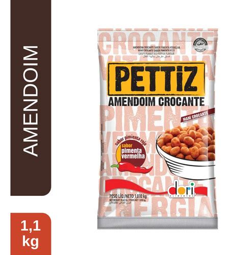 Amendoim Crocante Sabor Pimenta Vermelha Kg Dori Pettiz Parcelamento