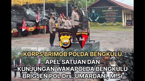 Kunjungan Kerja Wakapolda Bengkulu Ke Mako Korps Brimob Polda Bengkulu