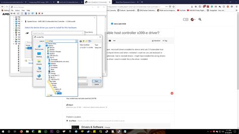 amd usb 3.0 extensible host controller x399-e driv... - AMD Community