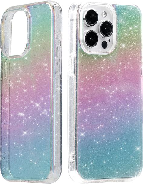 LONLI Hue Sparkling Glitter Iridescent Phone Case Phone Case For