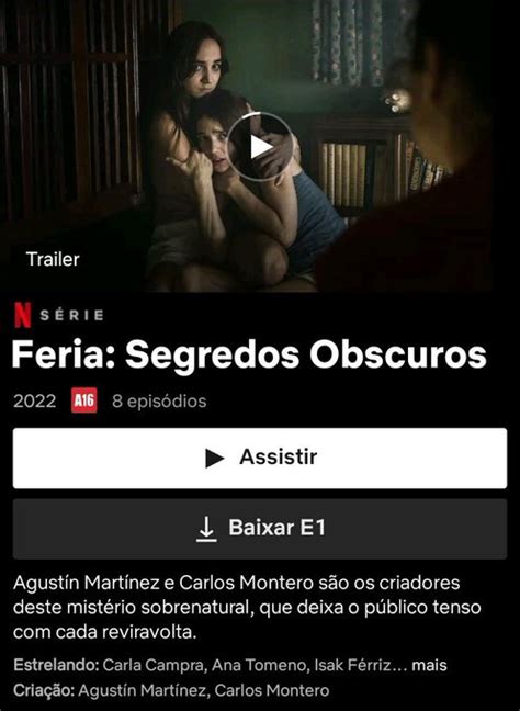 Portal Netflix Br On Twitter Feria Segredos Obscuros Cancelada