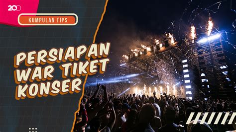 KuTips Strategi War Tiket Konser Coldplay