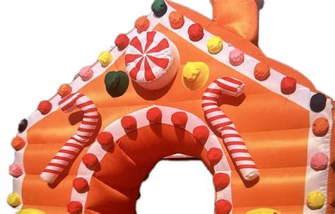 Inflatable Gingerbread House Archway 5mw The Event Mill