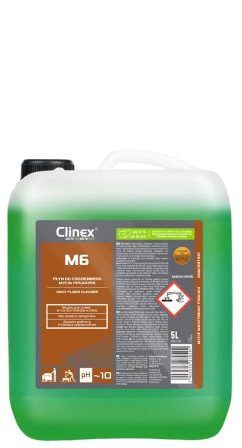 CLINEX M6 Medium 5L Płyn do codziennego mycia posadzek Mycie