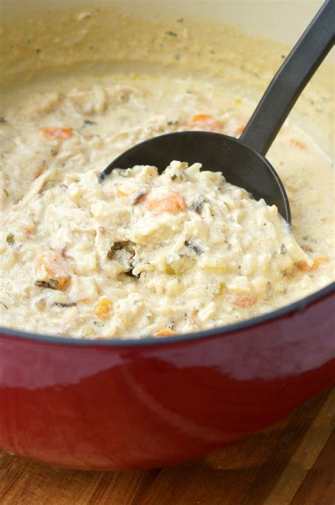 Creamy Chicken And Wild Rice Soup