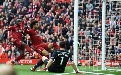 Mohamed Salah Ends Mini Goal Drought As Liverpool Cruise To Club Record