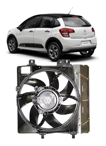 Eletroventilador Peugeot 208 2008 E Citroen C3 Automático