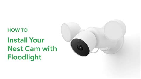 How To Install Your Nest Cam With Floodlight Youtube