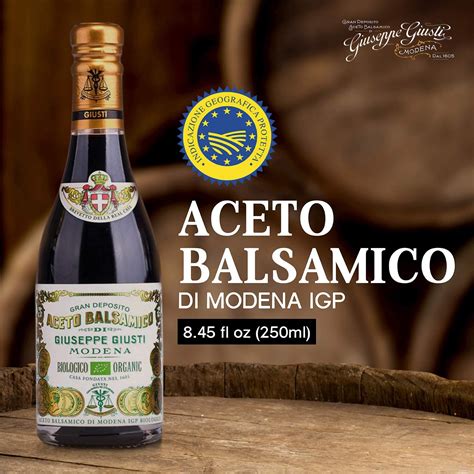 Giusti Biologico BIO Aceto Balsamico Di Modena IGP 250 Ml BAL 2102