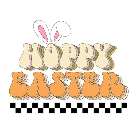 Premium Vector Hoppy Easter