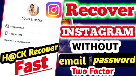 How I Recover A Hacked Instagram Account FAST Recover Hacked