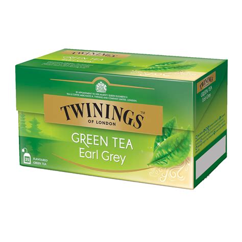 Twinings Thé vert Earl Grey le thé vert raffiné